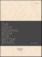 The Sight-Reading Book for Better Bands Score band method book cover